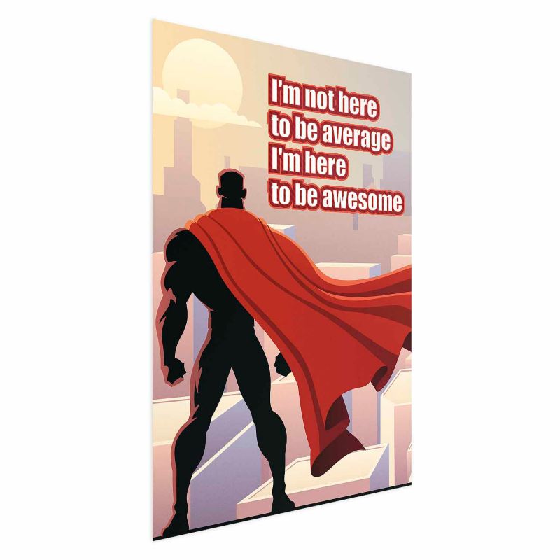 Artgeist Average plakat 40 x 60 cm uden ramme, 1 stk