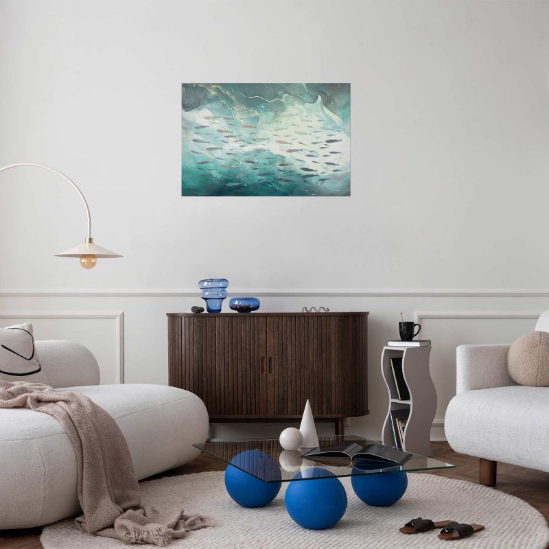 Plakat Artgeist Fiskestime 42 x 29,7 cm uden ramme, 1 stk