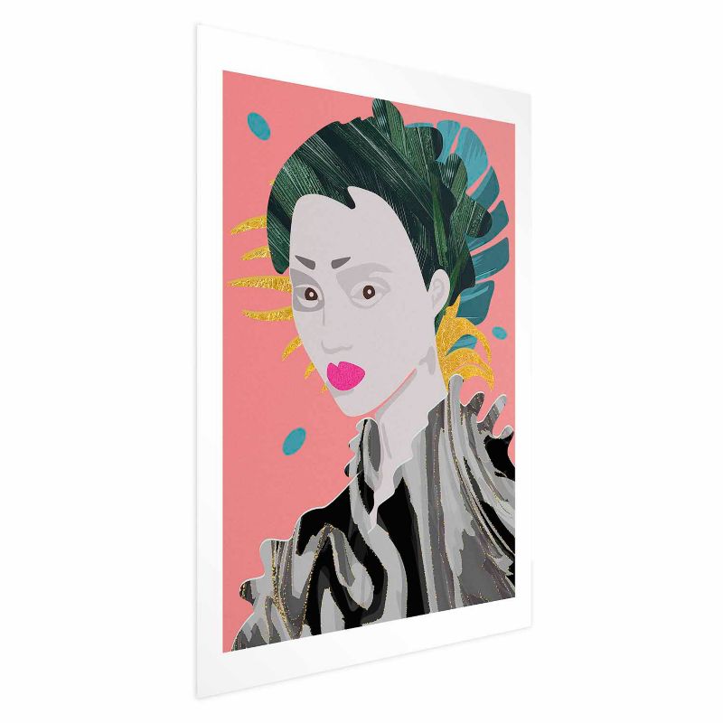 Artgeist plakat i asiatisk stil 21 x 30 cm uden ramme, 1 stk