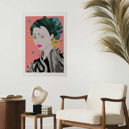 Artgeist plakat i asiatisk stil 21 x 30 cm uden ramme, 1 stk