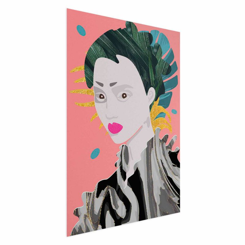 Artgeist plakat i asiatisk stil 21 x 30 cm uden ramme, 1 stk