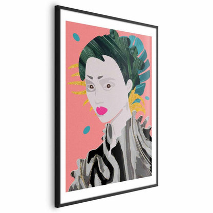 Artgeist plakat i asiatisk stil 21 x 30 cm med sort ramme, 1 stk