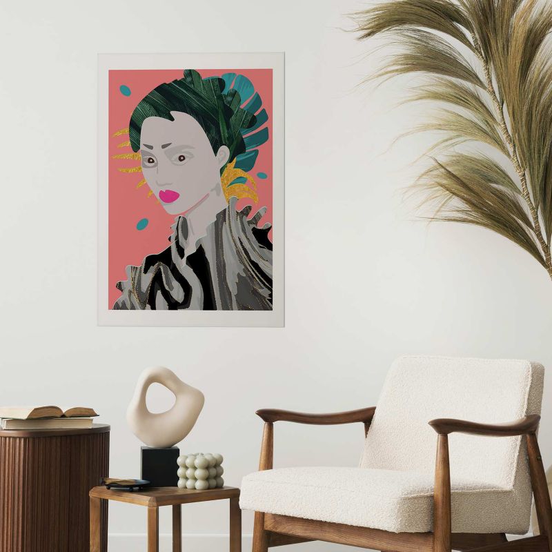 Artgeist plakat asiatisk stil 40 x 60 cm uden ramme, 1 stk