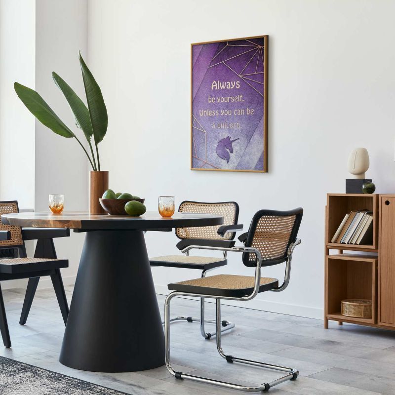 Artgeist plakat Vær dig selv 21 x 30 cm med guldramme, 1 stk