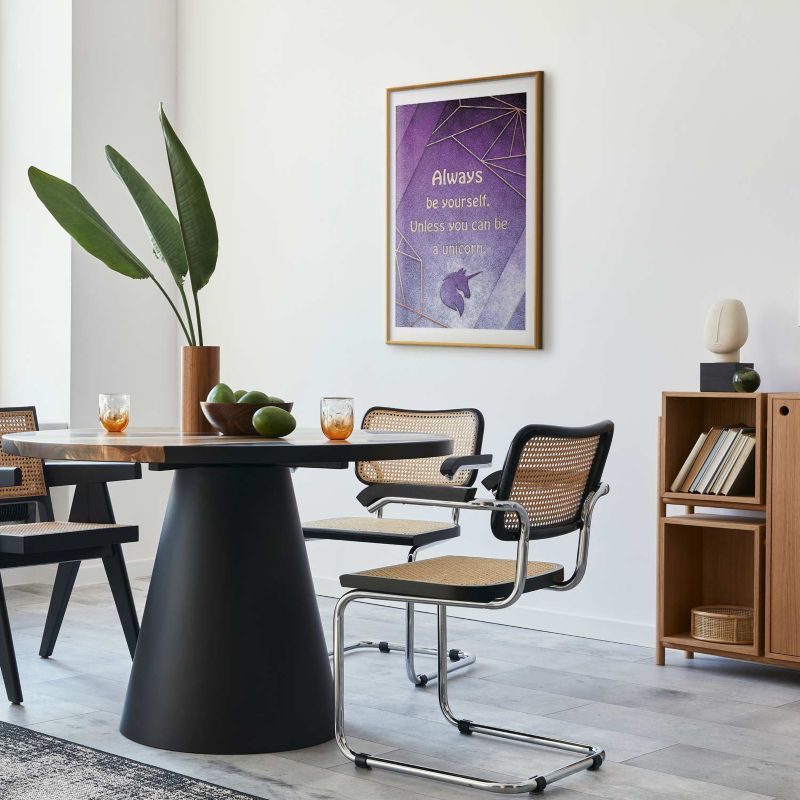 Artgeist plakat Vær dig selv 21x30 cm med guldramme 1 stk