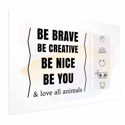 Artgeist plakat Vær dig selv 30 x 21 cm uden ramme, 1 stk