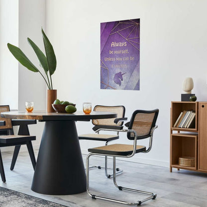 Artgeist plakat Vær dig selv 60 x 90 cm uden ramme 1 stk