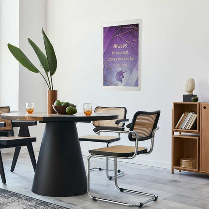 Artgeist plakat Vær dig selv 60 x 90 cm uden ramme 1 stk
