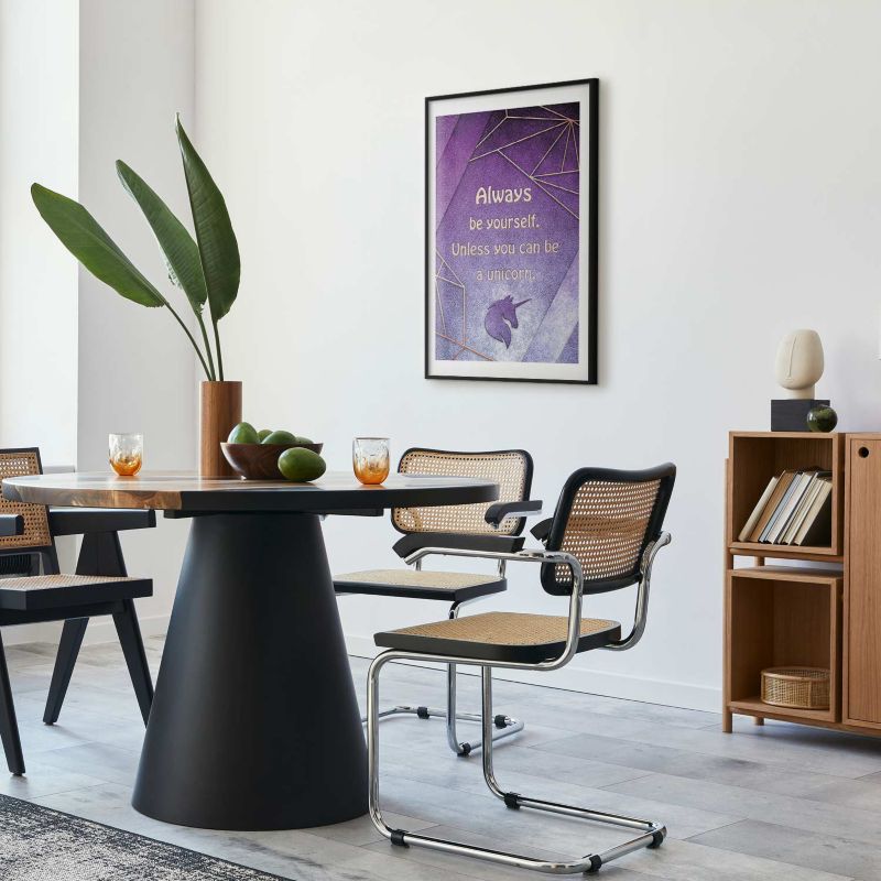 Artgeist plakat Vær dig selv 60 x 90 cm med sort ramme, 1 stk