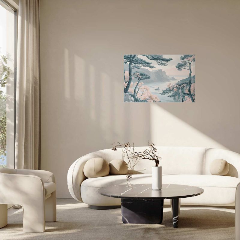 Plakat Artgeist Blå Kyst 60 x 40 cm uden ramme, 1 stk