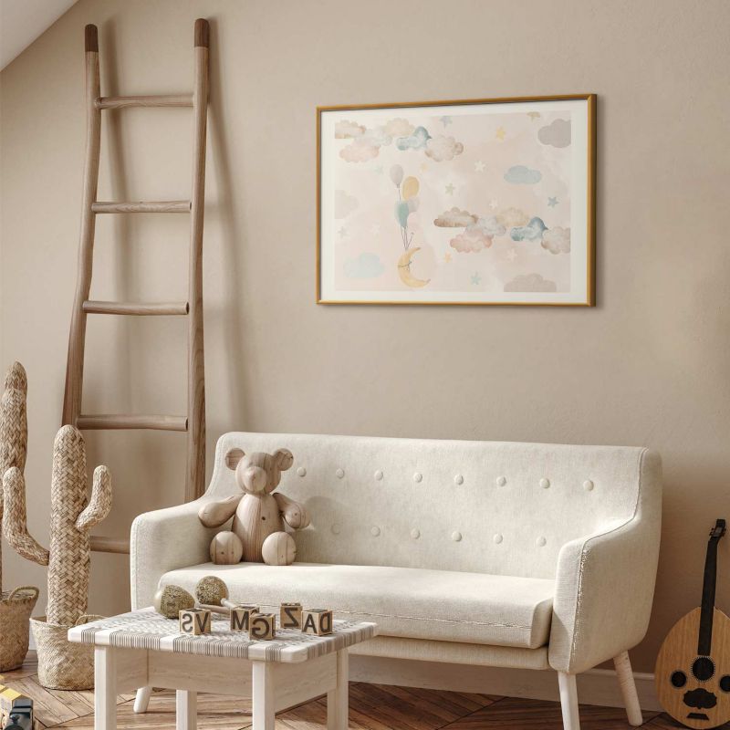 Artgeist plakat eventyrhimmel 30x21 cm med guldramme 1 stk