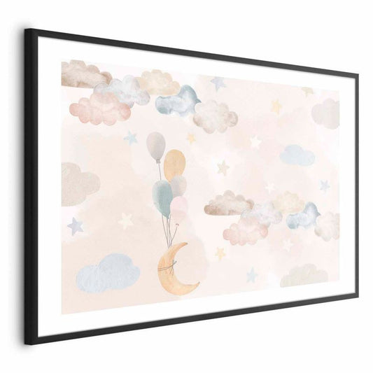 Plakat Artgeist Eventyrhimmel 60 x 40 cm med sort ramme, 1 stk