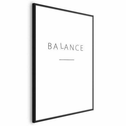 Artgeist Balance plakat 21x30 cm med sort ramme, 1 stk