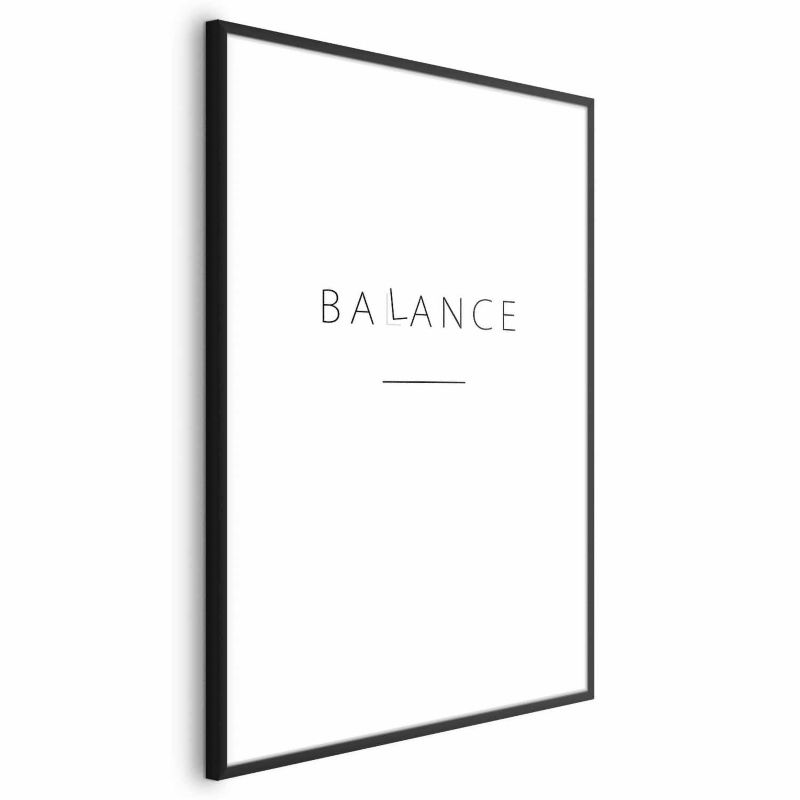 Artgeist Balance plakat 40x60 cm med sort ramme, 1 stk