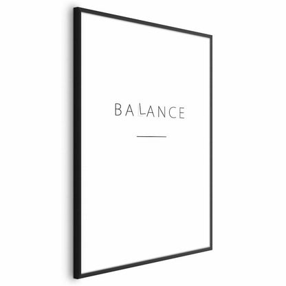 Artgeist Balance plakat 40x60 cm med sort ramme, 1 stk