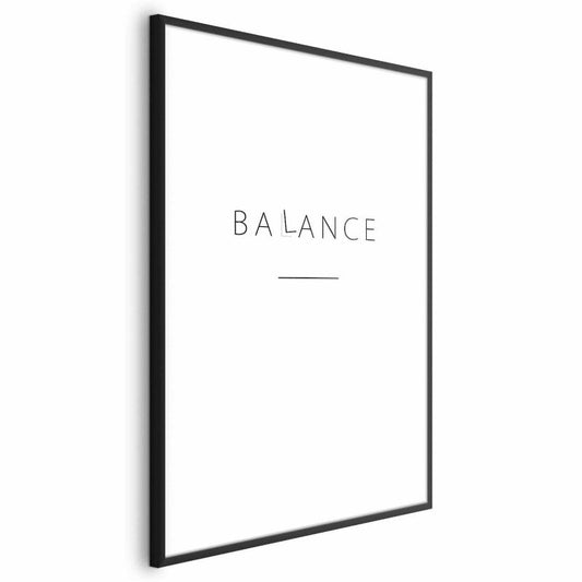 Artgeist Balance plakat 40x60 cm med sort ramme, 1 stk