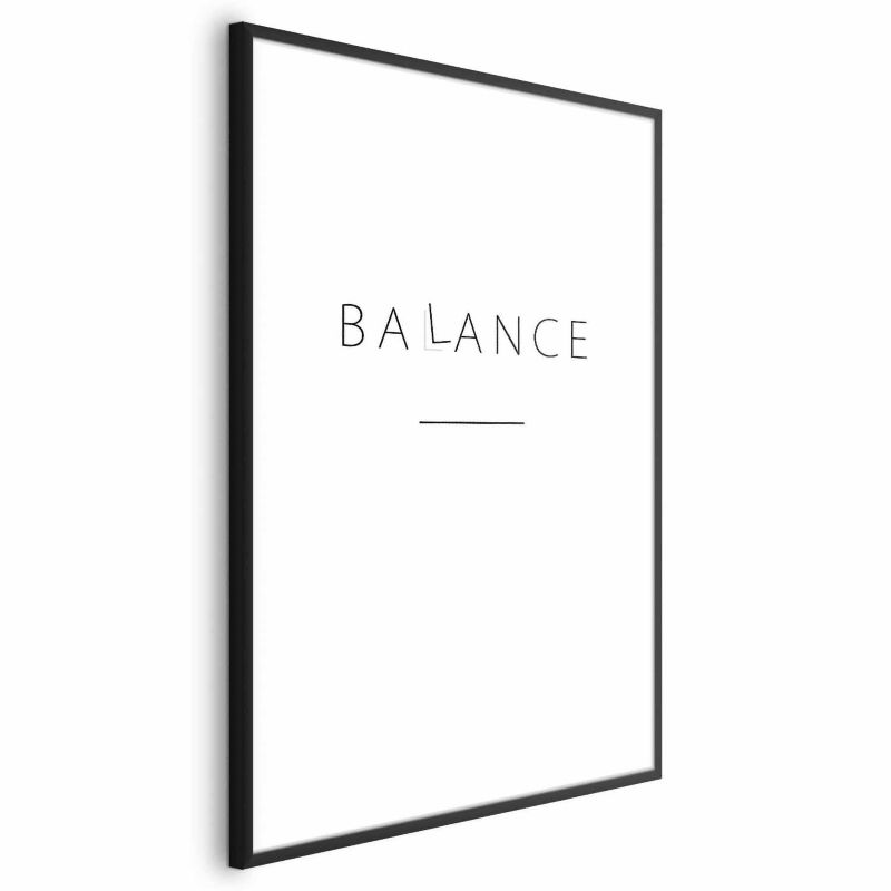 Artgeist Balance plakat 40x60 cm med sort ramme, 1 stk