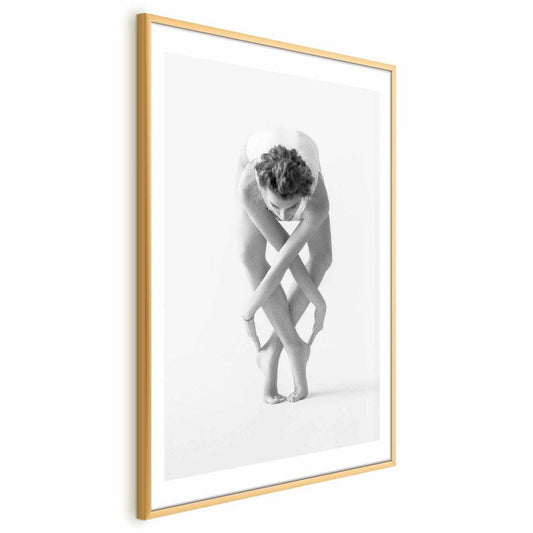 Artgeist Balet plakat 21 x 30 cm med gylden ramme, 1 stk