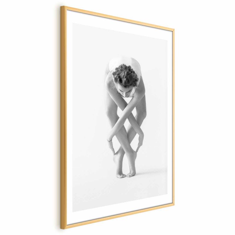 Artgeist Balet plakat 60 x 90 cm med guldramme, 1 stk