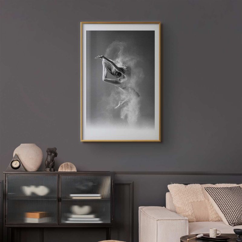 Artgeist plakat baletdanser 60x90 cm med guldramme 1 stk