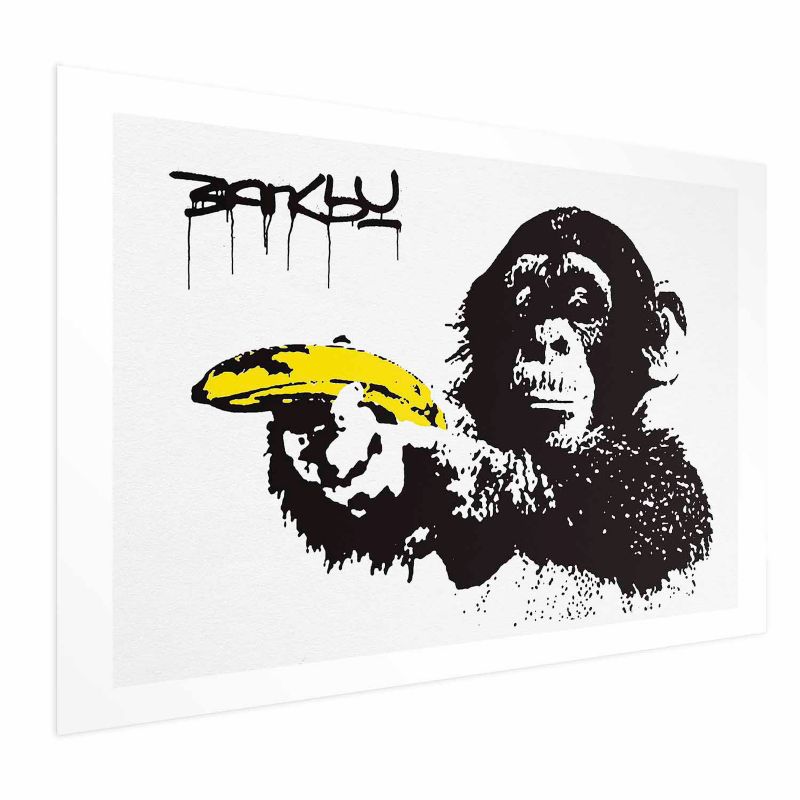Artgeist plakat Bananpistol 30 x 21 cm uden ramme, 1 stk