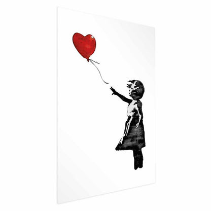 Artgeist Banksy-plakat: Pige 21 x 30 cm uden ramme, 1 stk