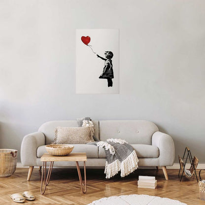 Artgeist Banksy-plakat: Pige 21 x 30 cm uden ramme, 1 stk