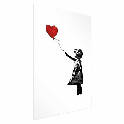Artgeist Banksy-plakat: Pige 29,7 x 42 cm uden ramme, 1 stk