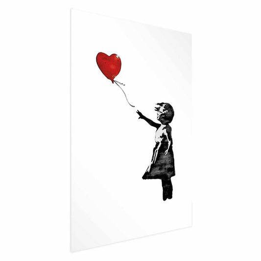 Artgeist Banksy-plakat: Pige 29,7 x 42 cm uden ramme, 1 stk