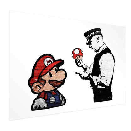 Artgeist Banksy plakat: Svampeplukker 30x21 cm uden ramme, 1 stk