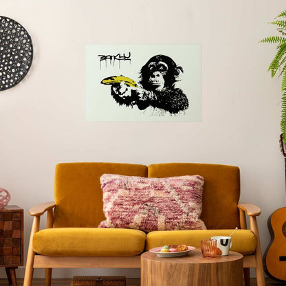 Artgeist Banksy plakat: Abe 42 x 29,7 cm uden ramme, 1 stk