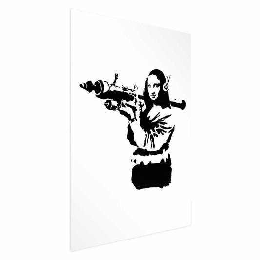 Artgeist Banksy Mona Lisa plakat 29,7x42 cm uden ramme, 1 stk