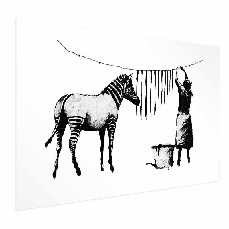 Artgeist Banksy plakat: Vask 60 x 40 cm uden ramme, 1 stk
