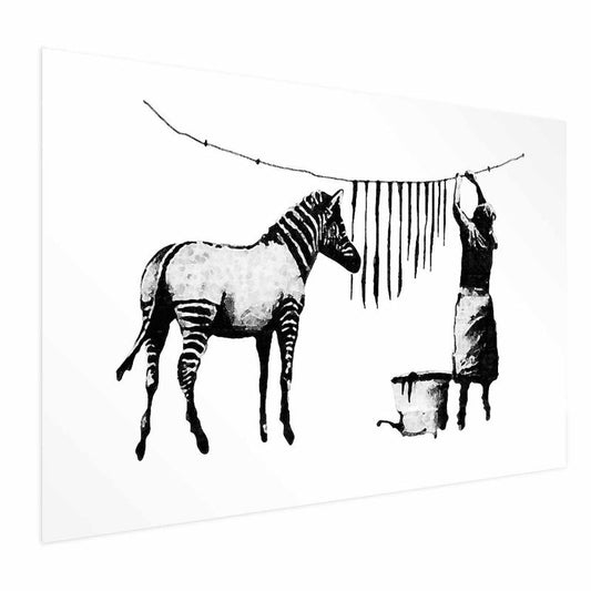 Artgeist Banksy plakat: Vask 60 x 40 cm uden ramme, 1 stk