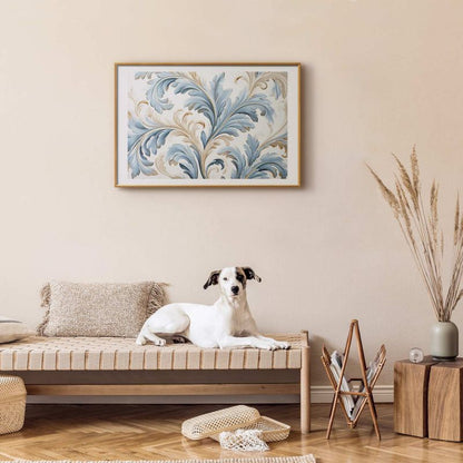 Artgeist plakat barokklatring 90 x 60 cm med guldramme, 1 stk