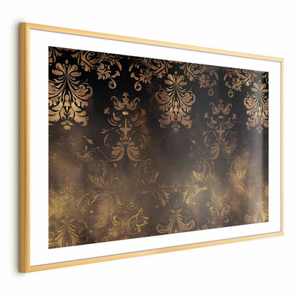 Plakat Artgeist barokmønstre 42 x 29,7 cm med guldramme, 1 stk