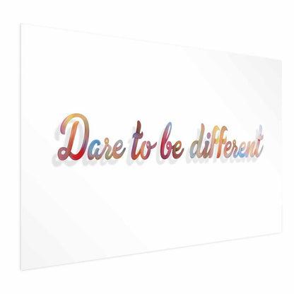 Artgeist plakat Be different 42 x 29,7 cm uden ramme, 1 stk