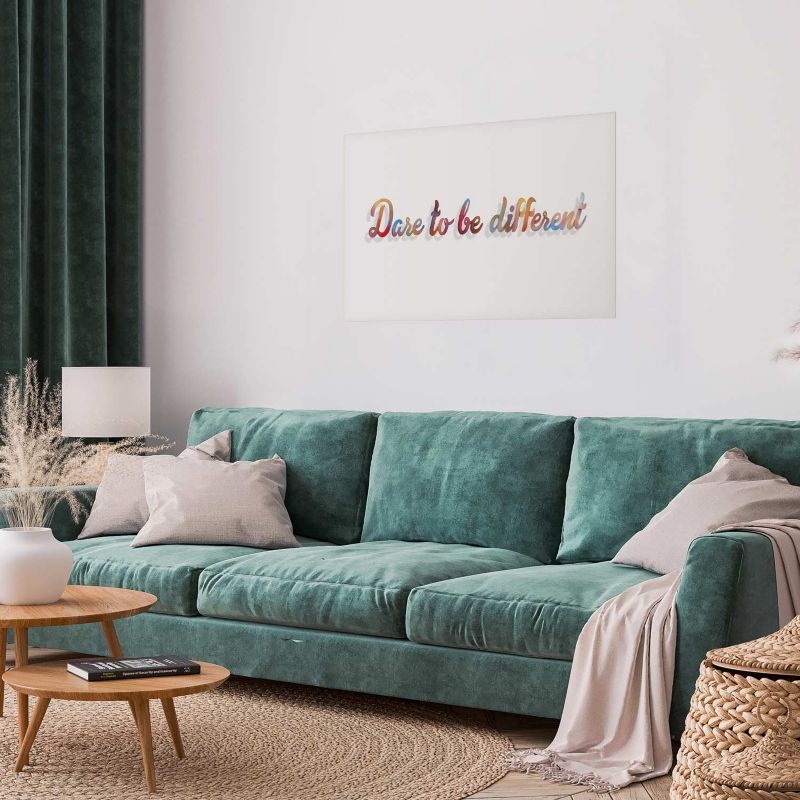 Artgeist plakat Be different 42 x 29,7 cm uden ramme, 1 stk