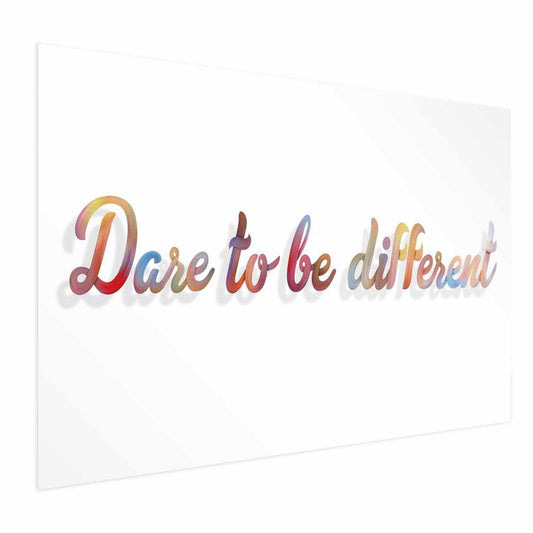 Plakat Artgeist Be different 42 x 29,7 cm uden ramme, 1 stk