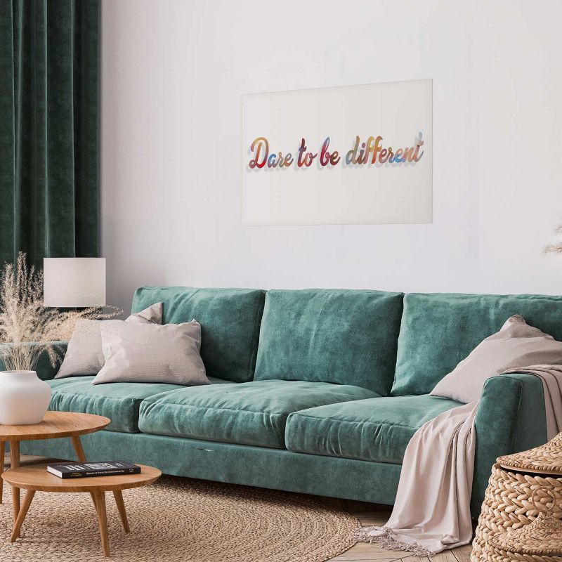 Plakat Artgeist Be different 42 x 29,7 cm uden ramme, 1 stk