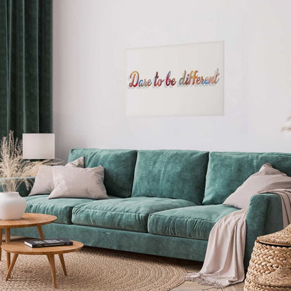 Plakat Artgeist Be different 42 x 29,7 cm uden ramme, 1 stk