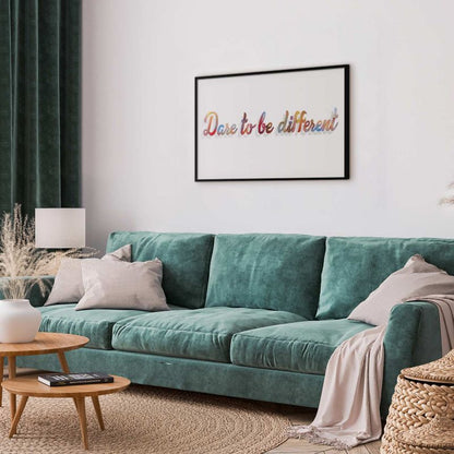 Artgeist plakat Be different 42 x 29,7 cm med sort ramme, 1 stk