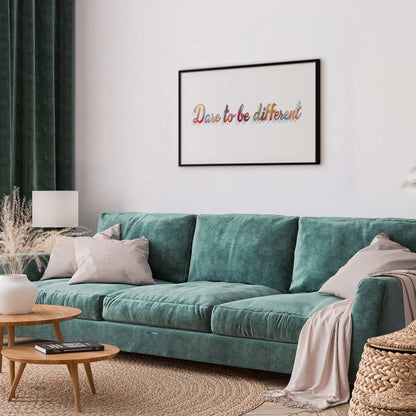 Artgeist Be different plakat 60 x 40 cm med sort ramme, 1 stk