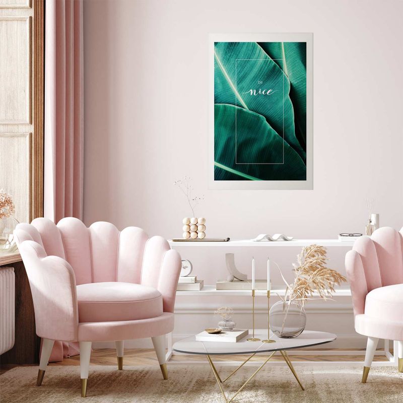 Artgeist Be nice plakat 60 x 90 cm uden ramme, 1 stk