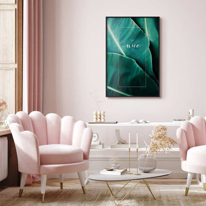 Artgeist Be nice plakat 60x90 cm med sort ramme, 1 stk