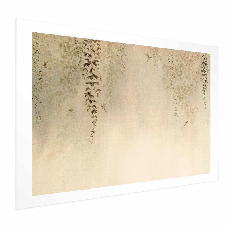 Artgeist plakat Beige kolibrier 30 x 21 cm uden ramme, 1 stk