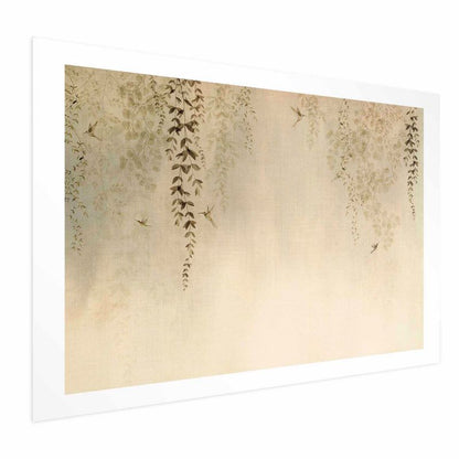Plakat Artgeist Beige kolibrier 42 x 29,7 cm uden ramme, 1 stk