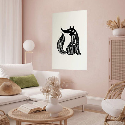 Plakat Artgeist Be positive 40x60 cm uden ramme, 1 stk