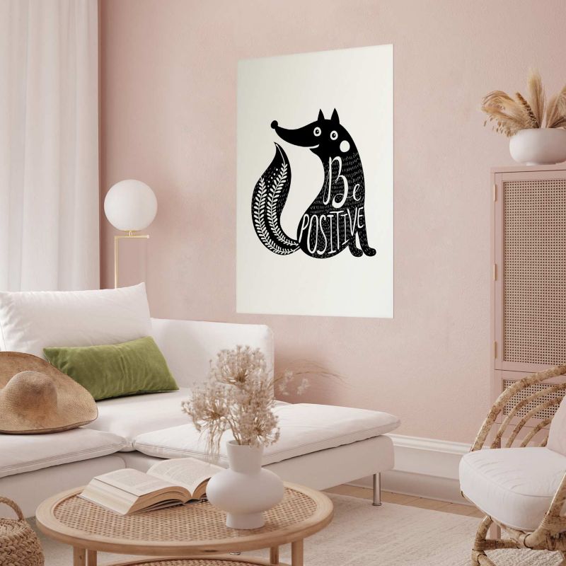 Plakat Artgeist Be positive 60 x 90 cm uden ramme, 1 stk