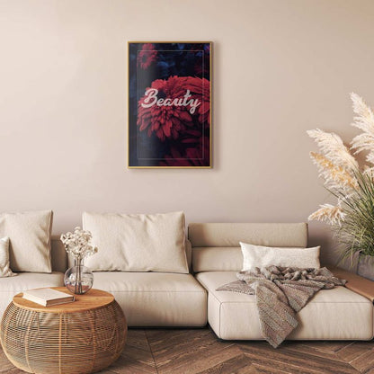 Artgeist Beauty plakat 29,7 x 42 cm med guldramme, 1 stk